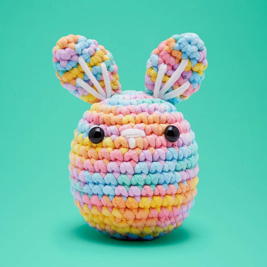 Kit de crochet pastel Jojo le lapin