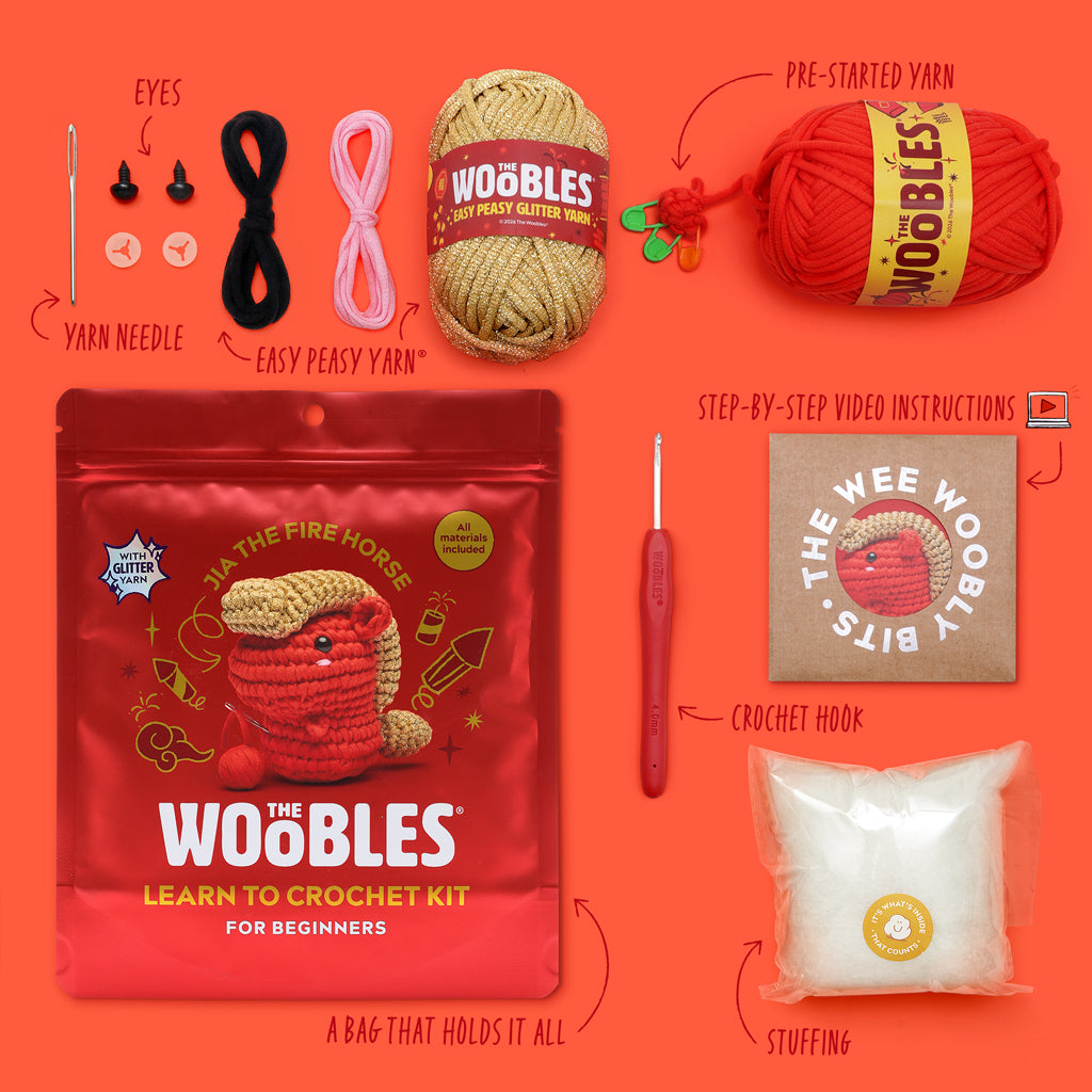 Kit de crochet Jia le cheval de feu