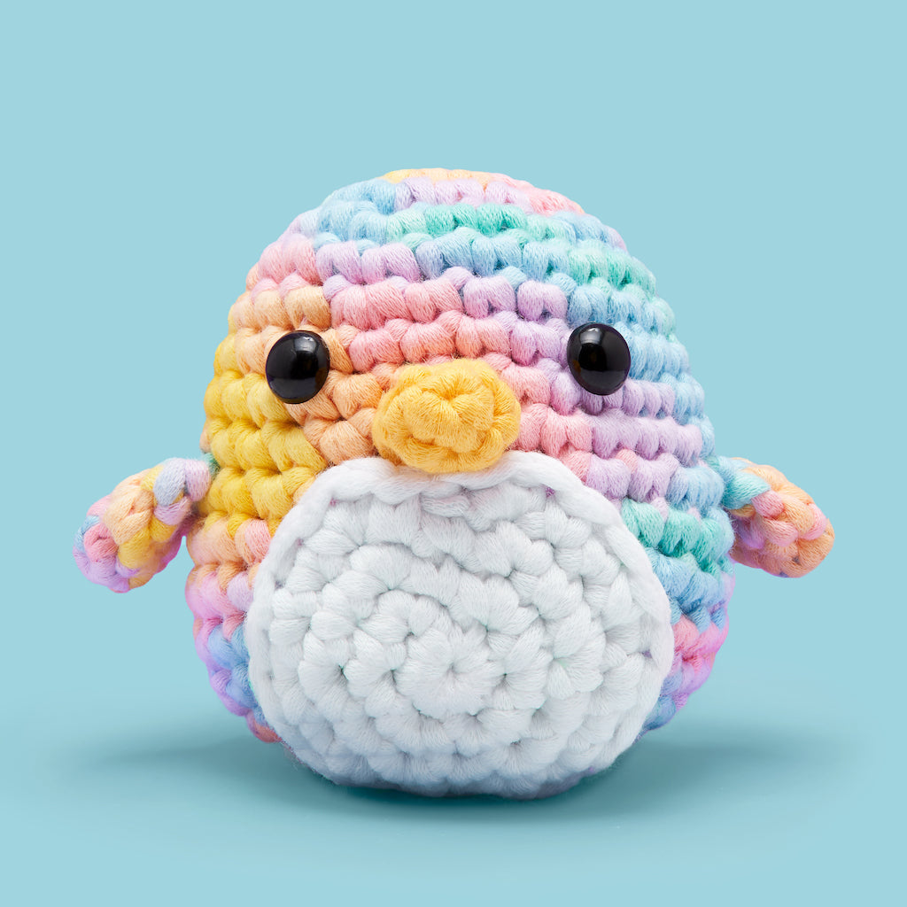 Kit de crochet pastel Pierre le Pingouin