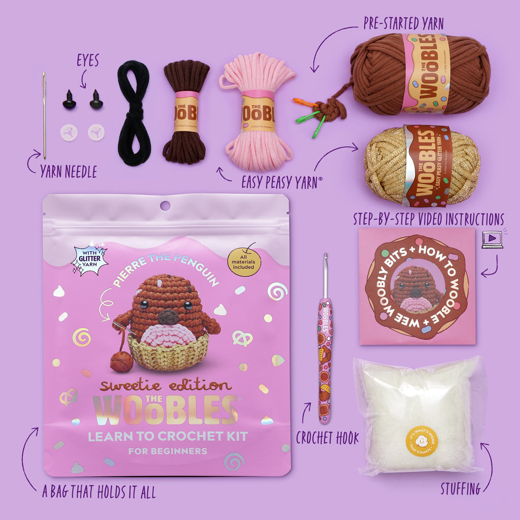 Pierre le Pingouin : Kit de crochet édition Sweetie