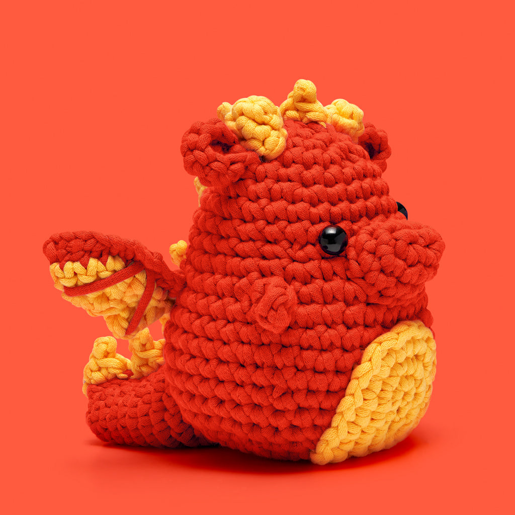 Kit de crochet rouge Kaida le dragon