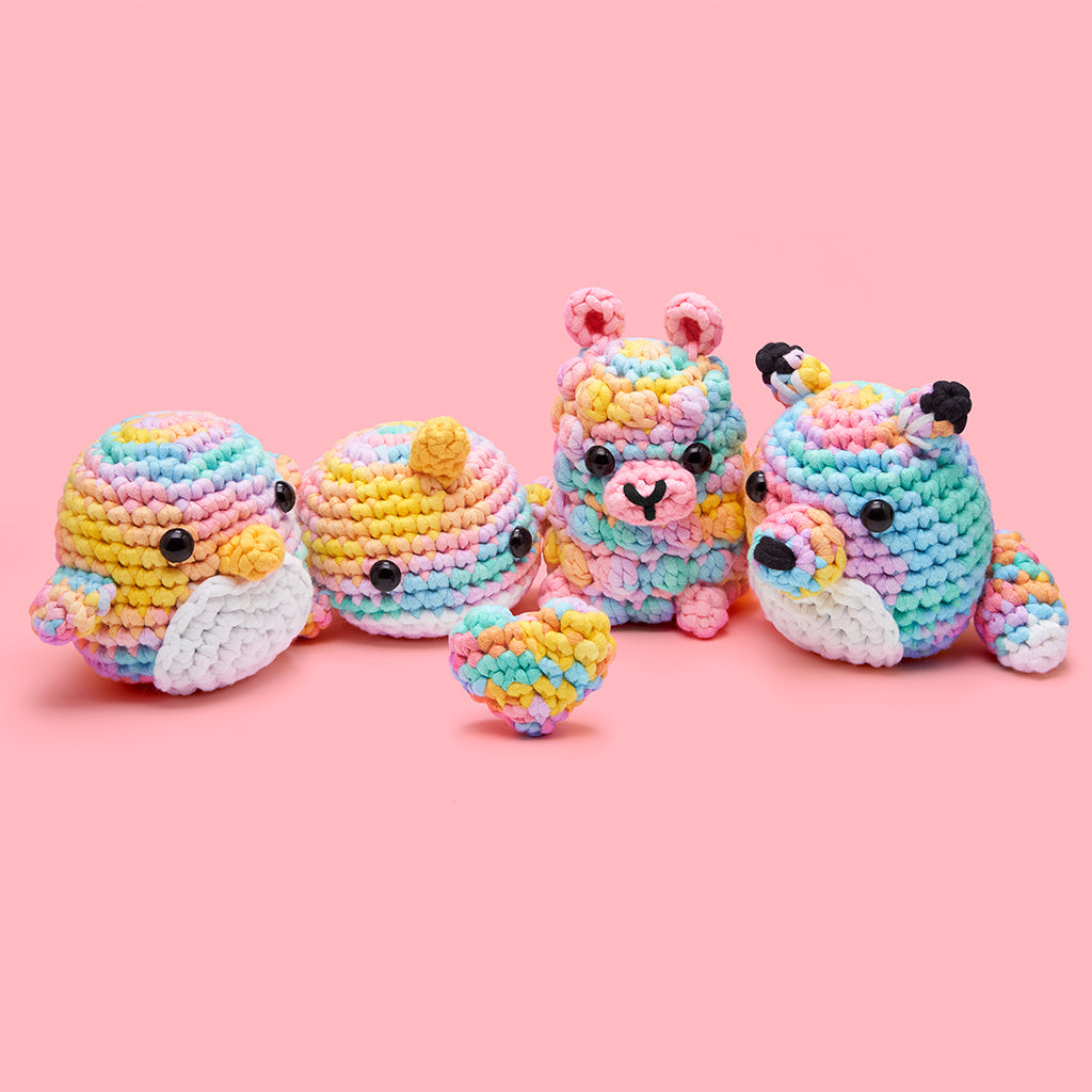 Kit d’accessoires petit cœur pastel