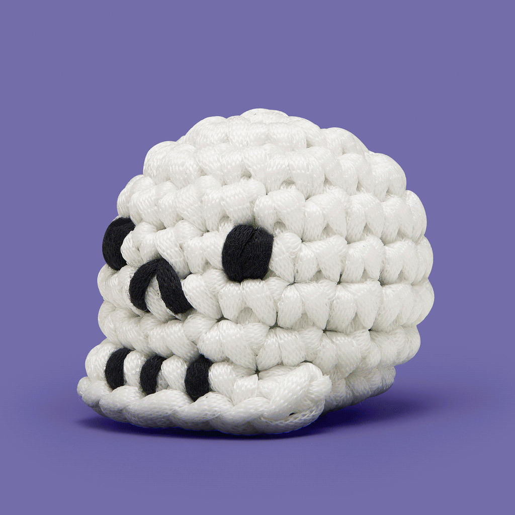 Boîte de maison hantée étrangement woobly