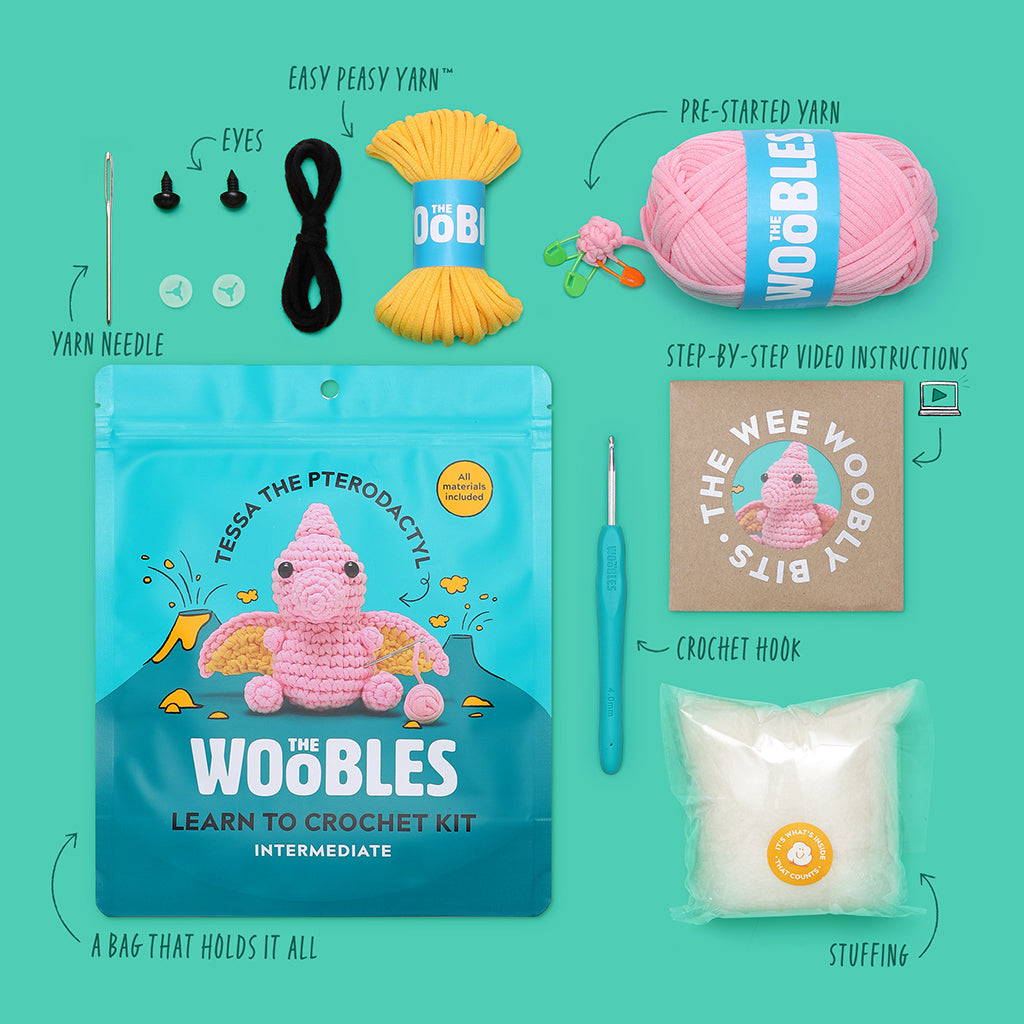 Kit de crochet Tessa le ptérodactyle